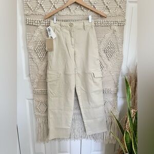 Wilfred Free‎ Maeve Birch Cream Cargo Pants NWT